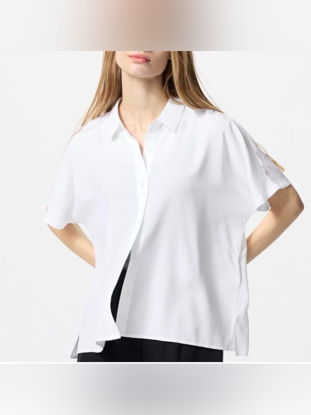 Uniqlo rayon shirt blouse - Picture 1 of 3